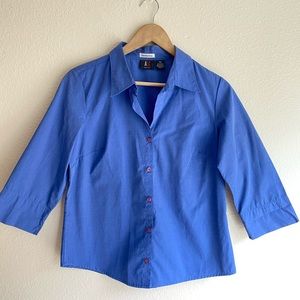 Retro Button Up Size M (Petite)